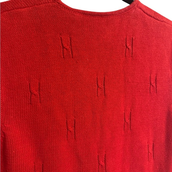 Vintage Scottie Dog Red Sweater Vest Marisa Christina Christmas Collection SZ L - Picture 4 of 6